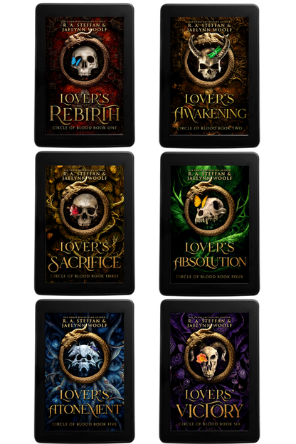 Circle of Blood series bundle e-book covers, paranormal vampire romance series
