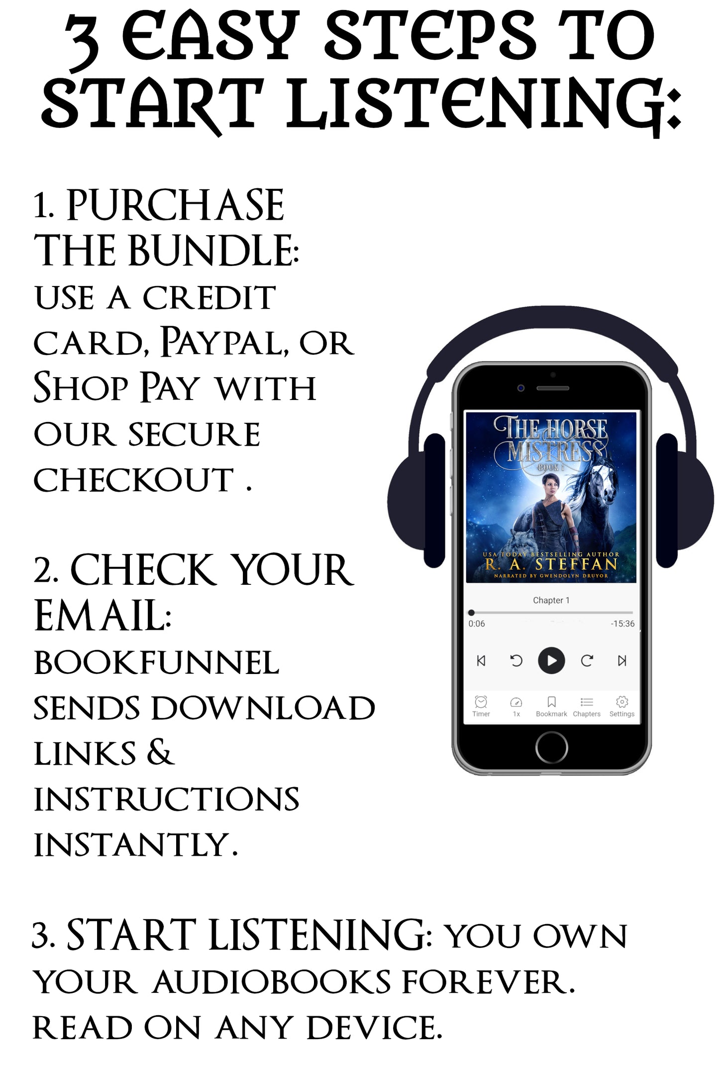 The Horse Mistress: Books 1-4 Bundle (AUDIOBOOK, LGBT)