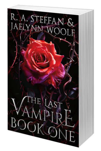 The Last Vampire Book One cover, steamy vampire romance paperback